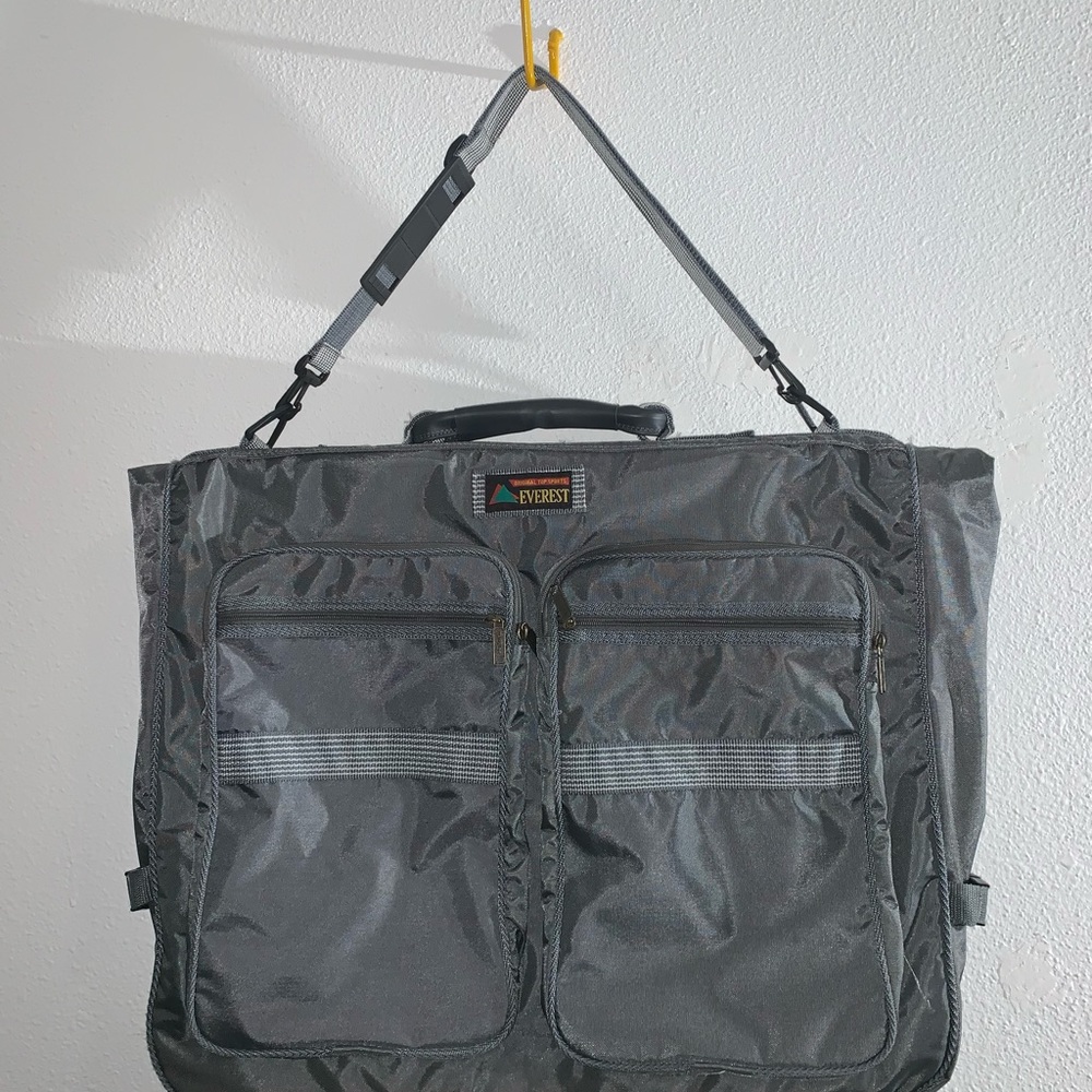 Everest Original Sport Gray Nylon Garment Suit Bag - Picture 2 of 4